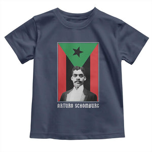 Arturo Schomburg Toddler T Shirt Harlem Renaissance Puerto Rican TS09 Navy Print Your Wear