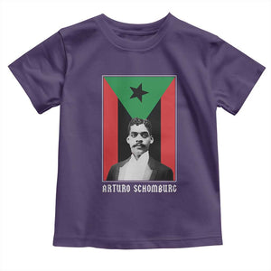 Arturo Schomburg Toddler T Shirt Harlem Renaissance Puerto Rican TS09 Purple Print Your Wear