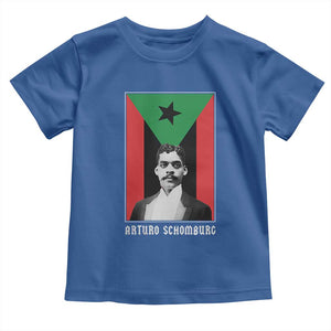 Arturo Schomburg Toddler T Shirt Harlem Renaissance Puerto Rican TS09 Royal Blue Print Your Wear