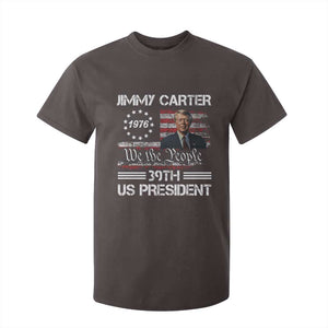 Jimmy Carter T Shirt For Kid 39th US President 1976 We The People American Flag TS09 Dark Chocolate Print Your Wear