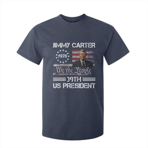 Jimmy Carter T Shirt For Kid 39th US President 1976 We The People American Flag TS09 Navy Print Your Wear