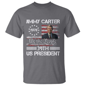 Jimmy Carter T Shirt 39th US President 1976 We The People American Flag TS09 Charcoal Print Your Wear