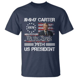 Jimmy Carter T Shirt 39th US President 1976 We The People American Flag TS09 Navy Print Your Wear