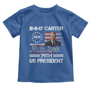 Jimmy Carter Toddler T Shirt 39th US President 1976 We The People American Flag TS09 Royal Blue Print Your Wear