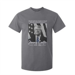 Jimmy Carter Quote T Shirt For Kid The Measure Of A Society TS09 Charcoal Print Your Wear