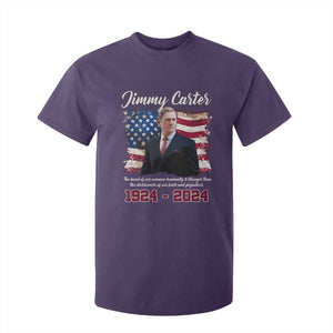 Jimmy Carter T Shirt For Kid A Legacys Of Peace And Humanitys TS09 Purple Print Your Wear