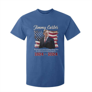 Jimmy Carter T Shirt For Kid A Legacys Of Peace And Humanitys TS09 Royal Blue Print Your Wear