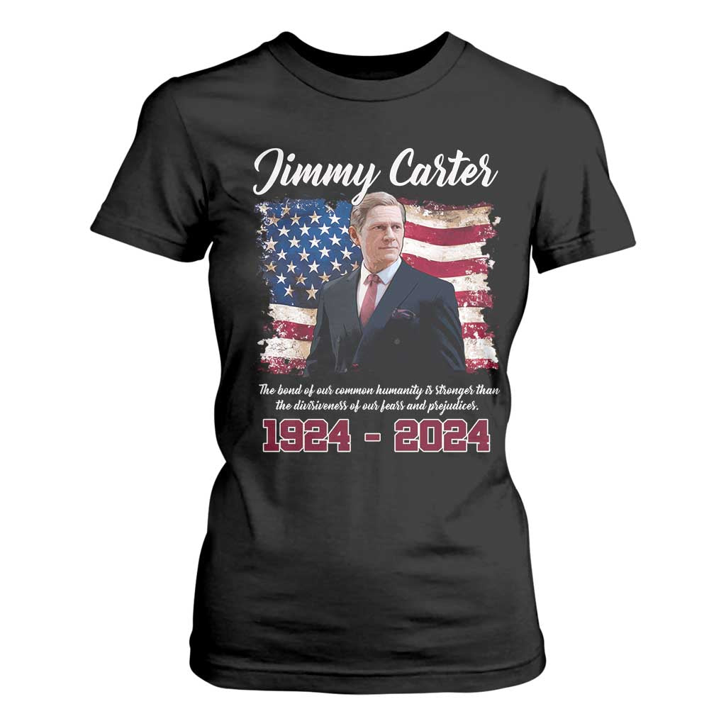 Jimmy Carter T Shirt For Women A Legacys Of Peace And Humanitys TS09 Black Print Your Wear