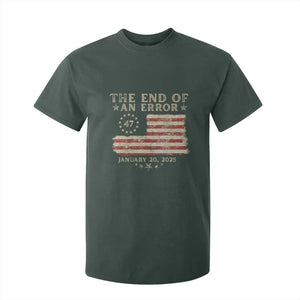 Trump Inauguration Day 2025 T Shirt For Kid End Of An Error TS09 Dark Forest Green Print Your Wear