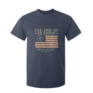 Trump Inauguration Day 2025 T Shirt For Kid End Of An Error TS09 Navy Print Your Wear