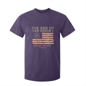 Trump Inauguration Day 2025 T Shirt For Kid End Of An Error TS09 Purple Print Your Wear