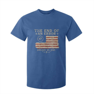 Trump Inauguration Day 2025 T Shirt For Kid End Of An Error TS09 Royal Blue Print Your Wear