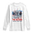 Trump Inauguration Day 2025 Long Sleeve Shirt The Return Trump Dancing TS09 White Print Your Wear