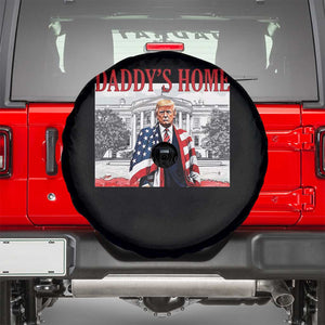 Trump 2025 Spare Tire Cover Daddy's Home Trump Inauguration Day TS09 Black Print Your Wear