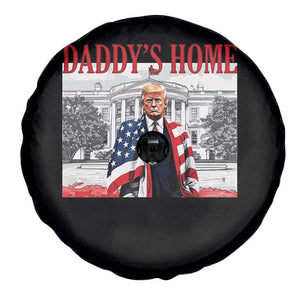 Trump 2025 Spare Tire Cover Daddy's Home Trump Inauguration Day TS09 Print Your Wear