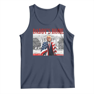 Trump 2025 Tank Top Daddy's Home Trump Inauguration Day TS09 Navy Print Your Wear