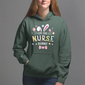 Easter Day Hoodie I'm The Nurse Bunny Nursing TS09 Dark Forest Green Printyourwear