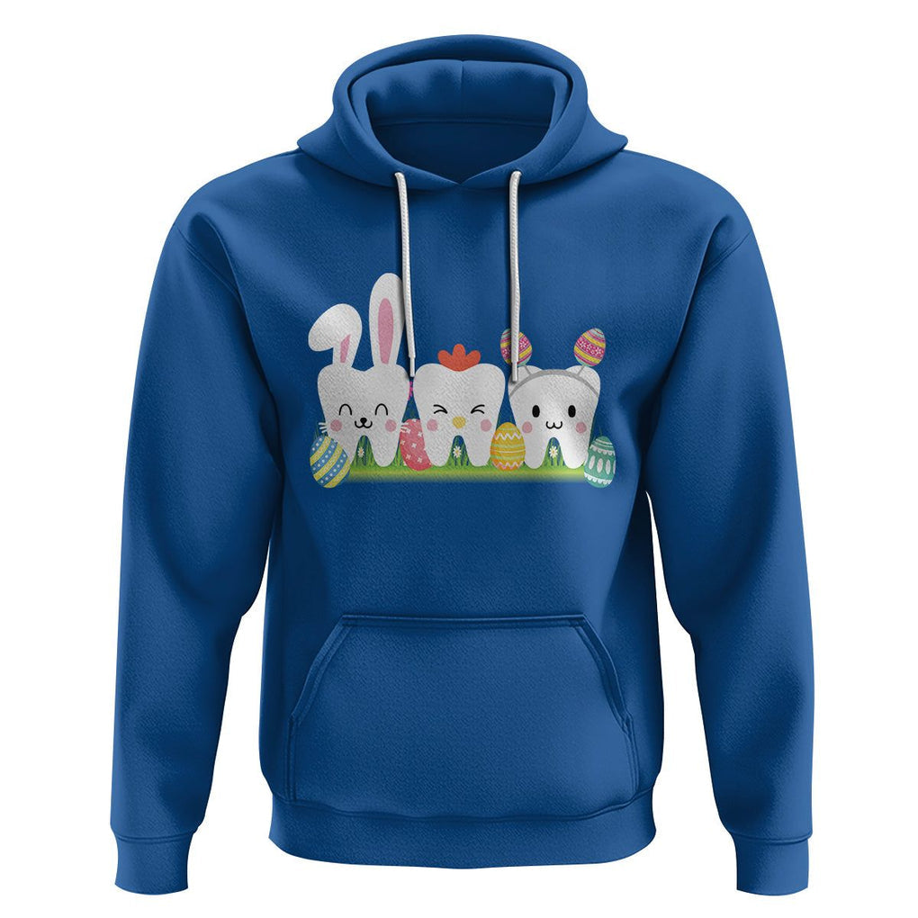 Easter Day Hoodie Funny Tooth Glasses Dental Dentist TS09 Royal Blue Printyourwear