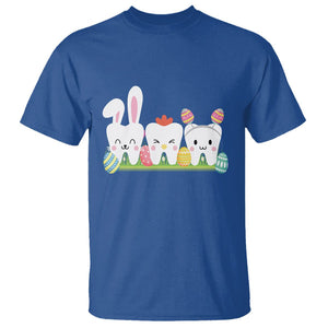 Easter Day T Shirt Funny Tooth Glasses Dental Dentist TS09 Royal Blue Printyourwear