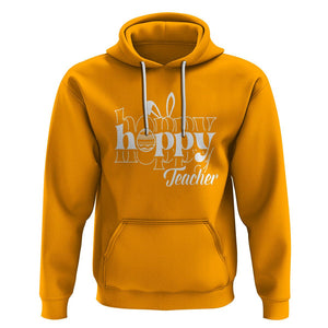 Easter Day Cute Hoppy Teacher Bunny Egg Hoodie TS09 Gold Printyourwear