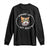 Funny Cat Meme Long Sleeve Shirt Wake Up Act Silly TS09 Black Print Your Wear