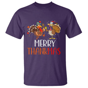 Merry Thankmas Santa Turkey Costume Thanksgiving Christmas T Shirt TS09 Printyourwear