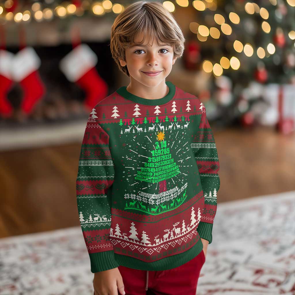 Funny Xmas Math Pi Christmas Tree Ugly Christmas Sweater TS09 Christmas Print Your Wear