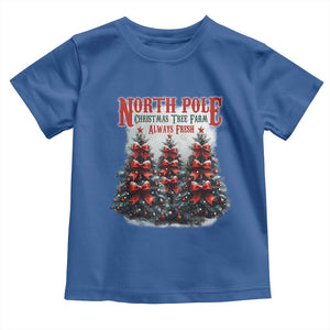 Xmas Coquette Toddler T Shirt North pole Christmas Tree Farm Always Fresh TS09 Royal Blue Print Your Wear