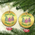 Farm Fresh Christmas Tree Cakes Christmas Ornament TS09 Circle Gold Print Your Wear