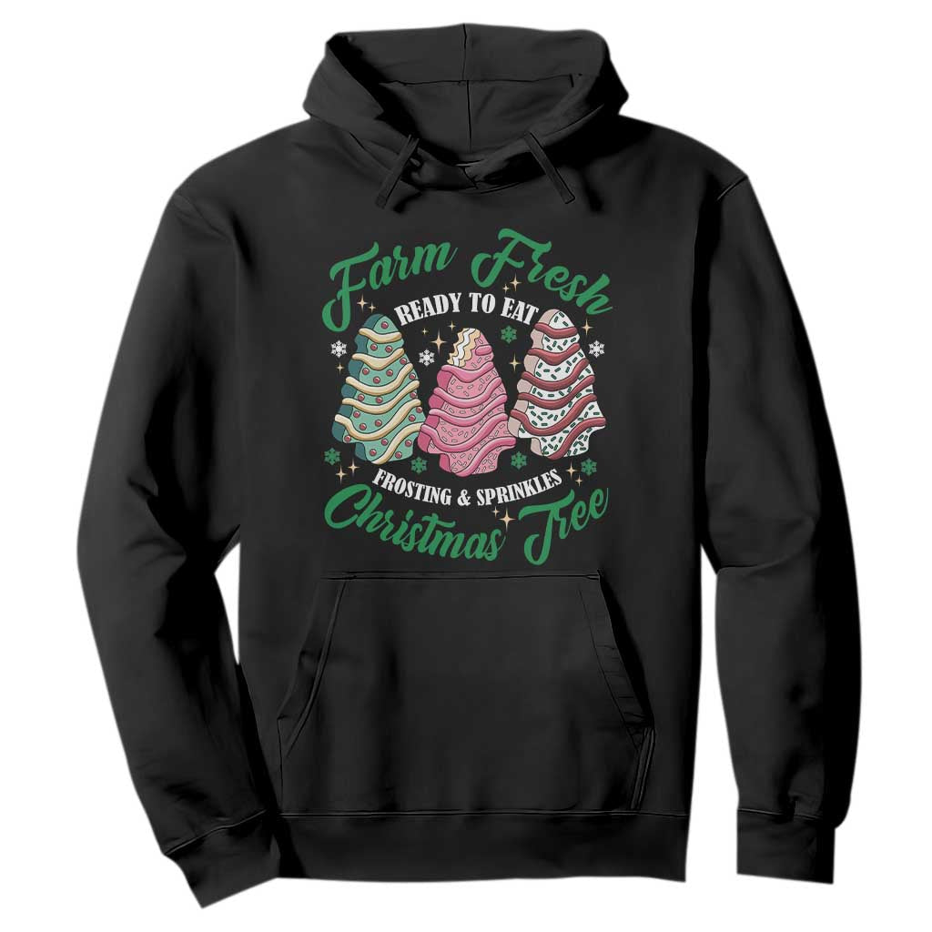 Farm Fresh Christmas Tree Cakes Hoodie TS09 Black Print Your Wear