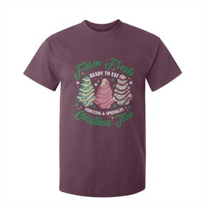 Farm Fresh Christmas Tree Cakes T Shirt For Kid TS09 Maroon Print Your Wear