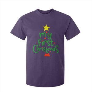 My First Christmas Family Matching T Shirt For Kid TS09 Purple Print Your Wear