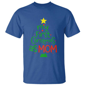 My First Christmas As Mom Family Matching T Shirt TS09 Royal Blue Print Your Wear