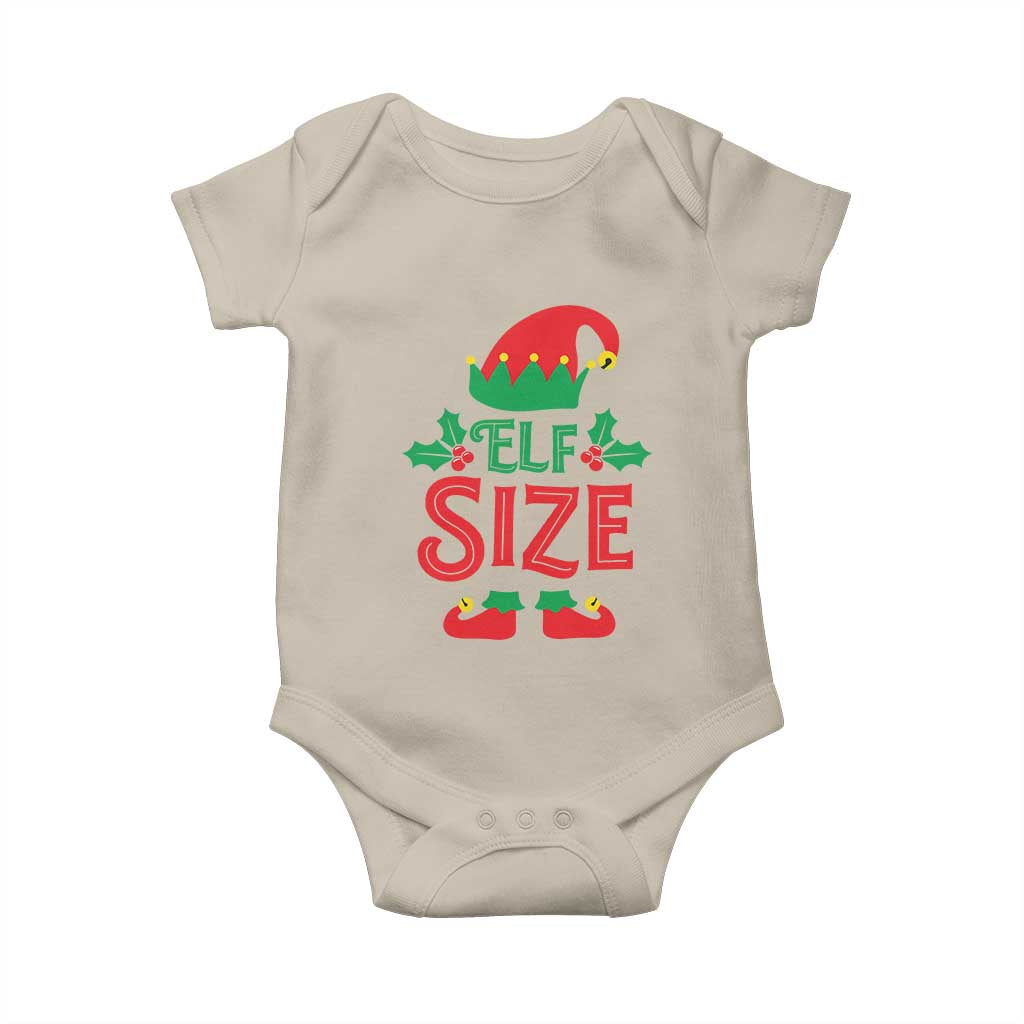 Cute First Christmas ELF Size Baby Onesie TS09 Sand Print Your Wear