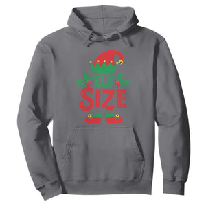 Cute First Christmas ELF Size Hoodie TS09 Charcoal Print Your Wear