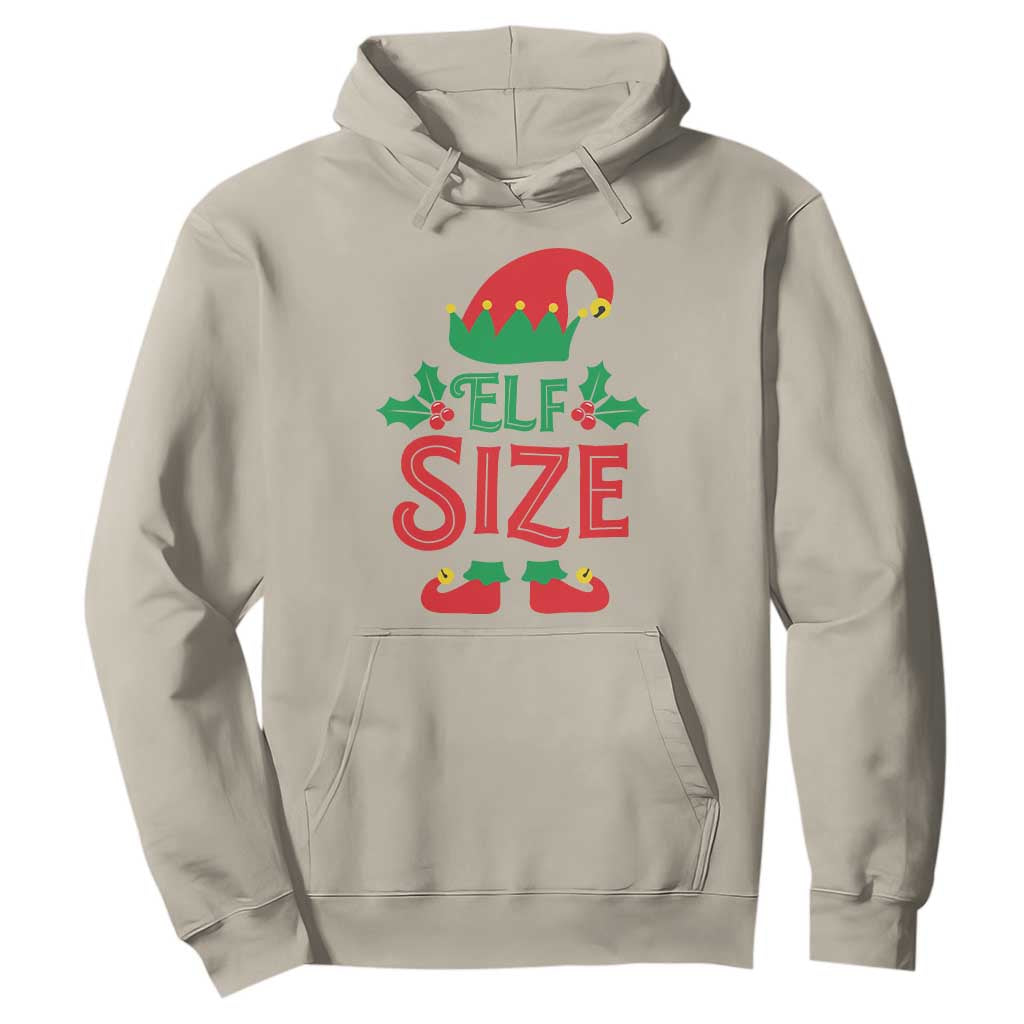 Cute First Christmas ELF Size Hoodie TS09 Sand Print Your Wear