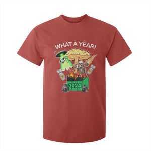 Funny Christmas What A Year Dumpster Fire T Shirt For Kid TS09 Red Print Your Wear