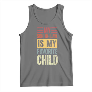 Funny My Son In Law Is My Favorite Child Tank Top TS09 Black Heather Print Your Wear