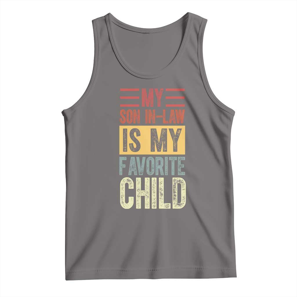 Funny My Son In Law Is My Favorite Child Tank Top TS09 Deep Heather Print Your Wear