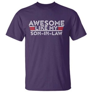 Funny Awesome Like My Son In Law T Shirt TS09 Purple Print Your Wear