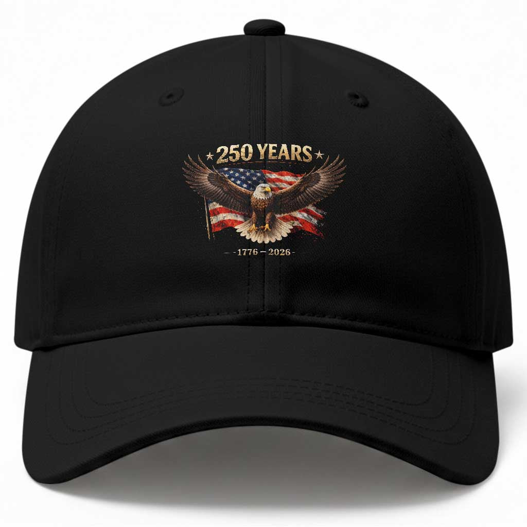 250 Years USA Baseball Cap Patriotic Eagle America Flag 250th Anniversary 1776 2026 TS10 Print Your Wear