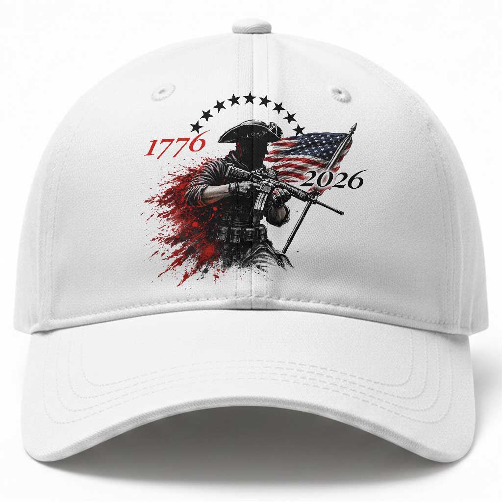 250 Years Anniversary Yankee Spirit Baseball Cap 1776 2026 Patriotic Tactical Minuteman Independence Day 4th July US Flag TS10 Print Your Wear