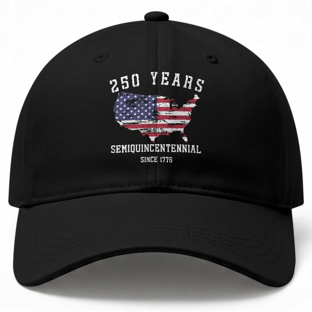 USA 250th Anniversary Baseball Cap United States Semiquincentennial 1776 2026 Patriotic Independence Day TS10 Print Your Wear