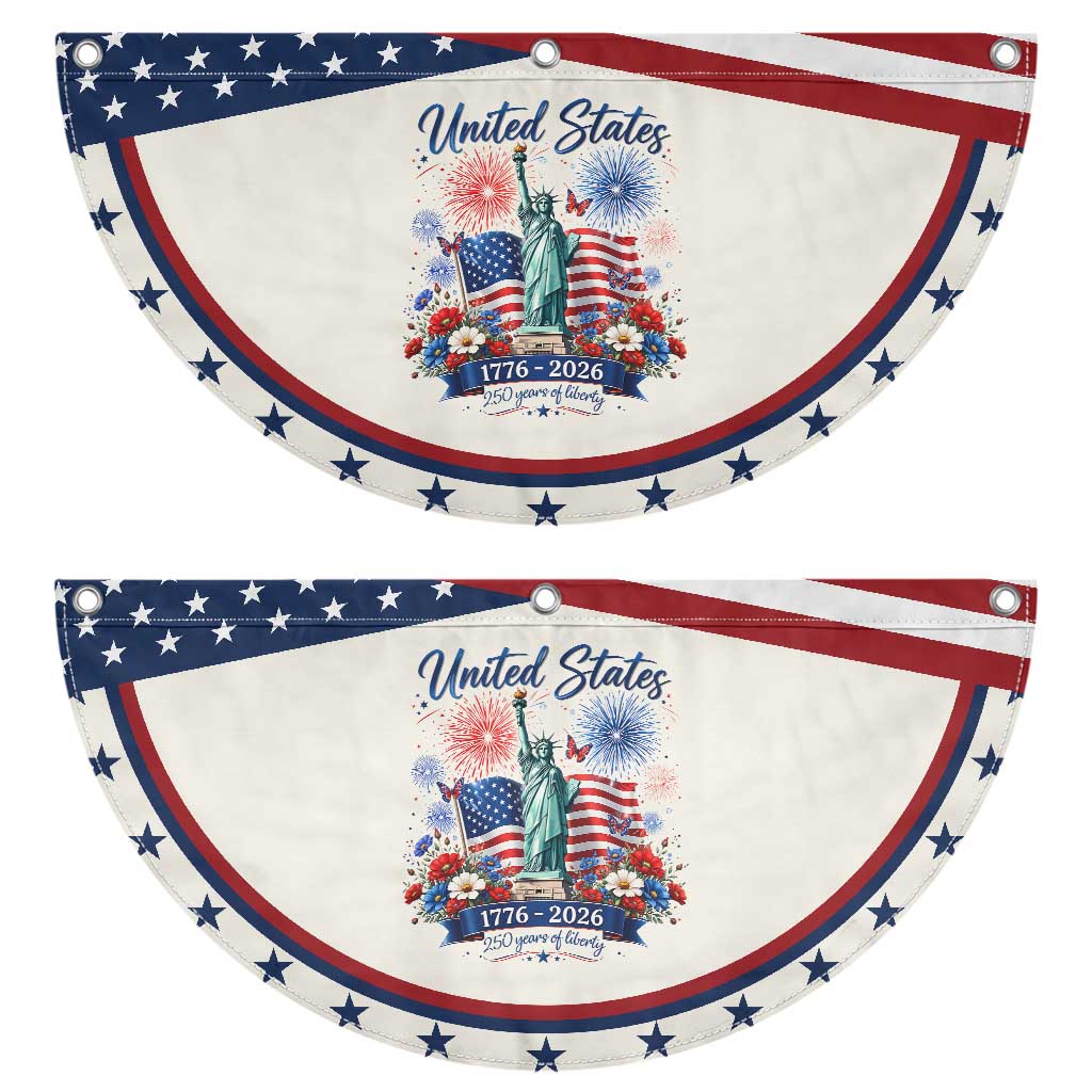 250th Anniversary USA Patriotic Fan Flag Liberty Floral 250 Years American 4th July 1776 2026 TS10 2pcs pack Classic Beige Print Your Wear