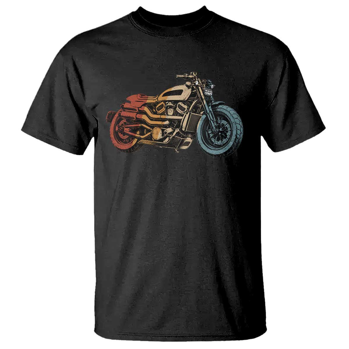 Vintage Motorcycle T Shirt Retro Rider Graphic Motorcycle Enthusiasts Bikers Club TS10 Black Print Your Wear
