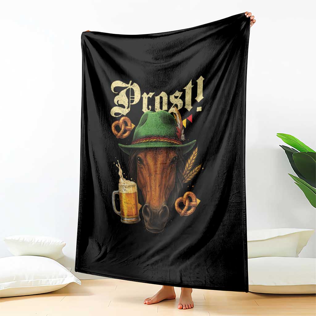 Oktoberfest Horse Throw Blanket German Octoberfest Beer Prost Drinking TS10 Print Your Wear