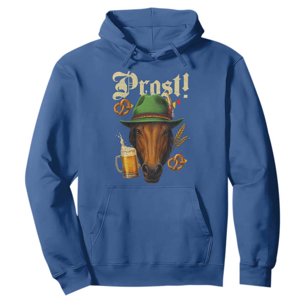 Oktoberfest Horse Hoodie German Octoberfest Beer Prost Drinking TS10 Royal Blue Print Your Wear