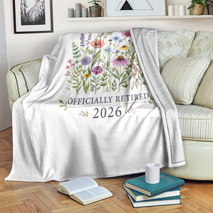 Officially Retired 2026 Wildflowers Botanical Floral Graphic Throw Blanket TS10 Print Your Wear