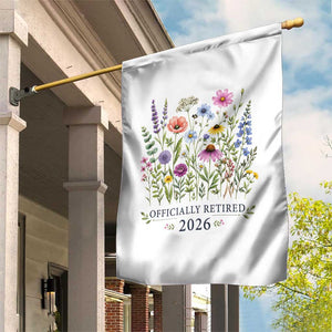 Officially Retired 2026 Wildflowers Botanical Floral Graphic Garden Flag TS10 Print Your Wear