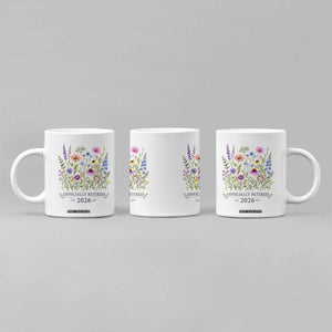 Officially Retired 2026 Wildflowers Botanical Floral Graphic Coffee Mug TS10 Print Your Wear